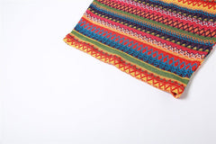 Leida Tribal Stitch 2 PC Skirt Set - CloudNine Fash Boutique