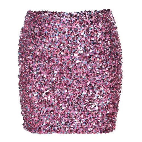 Like I Should Metallic Sequin Skirt Set - CloudNine Fash Boutique