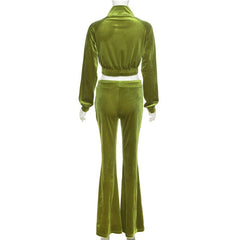 Melanie Velour Tracksuit - CloudNine Fash Boutique