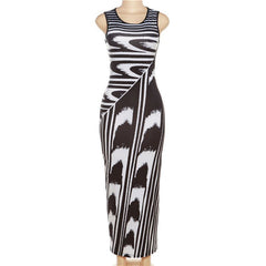 On A Different Wavelength Sleeveless Maxi Dress - CloudNine Fash Boutique