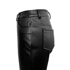 On The Run High Waist Slimming Faux Leather Pants - CloudNine Fash Boutique