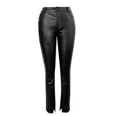 On The Run High Waist Slimming Faux Leather Pants - CloudNine Fash Boutique