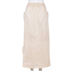 The Original Trendsetter Utility Split Midi Skirt - CloudNine Fash Boutique