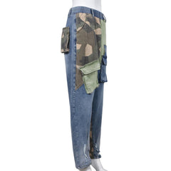 Total Control Camouflage Cargo Denim Joggers - CloudNine Fash Boutique