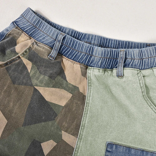 Total Control Camouflage Cargo Denim Joggers - CloudNine Fash Boutique