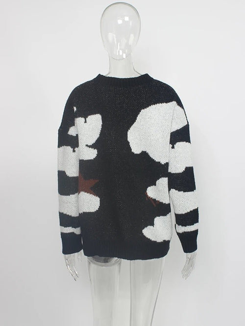 Uzi Knit Sweatshirt - CloudNine Fash Boutique