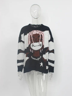Uzi Knit Sweatshirt - CloudNine Fash Boutique