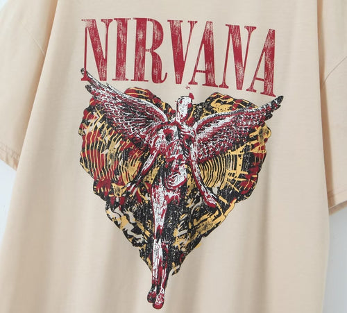 Vintage Nirvana Oversized T-Shirt - CloudNine Fash Boutique