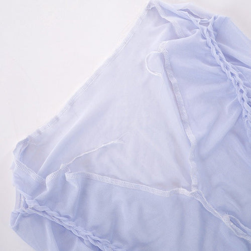 Zariah Cutout Mesh Skirt Set - CloudNine Fash Boutique